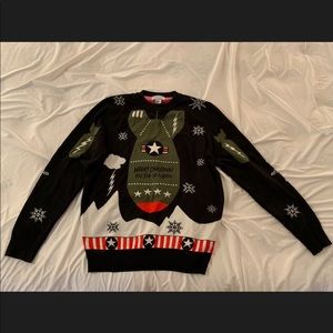 LA Police Gear Dive Bomber Ugly Christmas Sweater